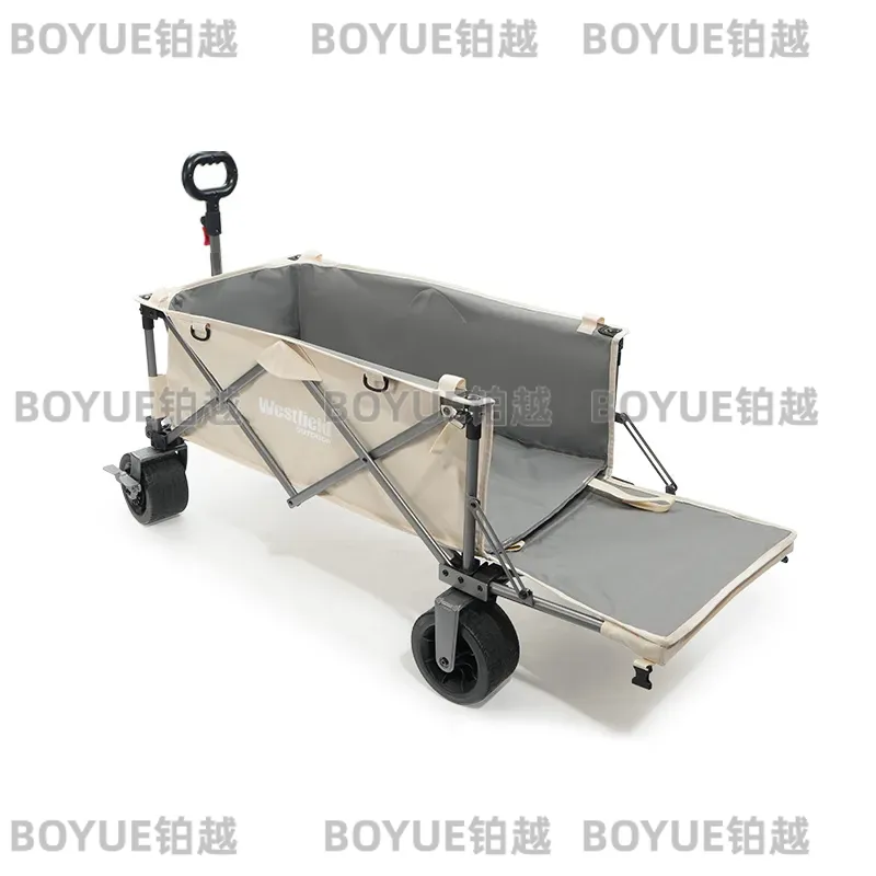 Outdoor Camping Trailer - Reisecamper, Outdoor-Klappwagen, Campinganhänger, Picknickwagen, tragbarer Tisch,