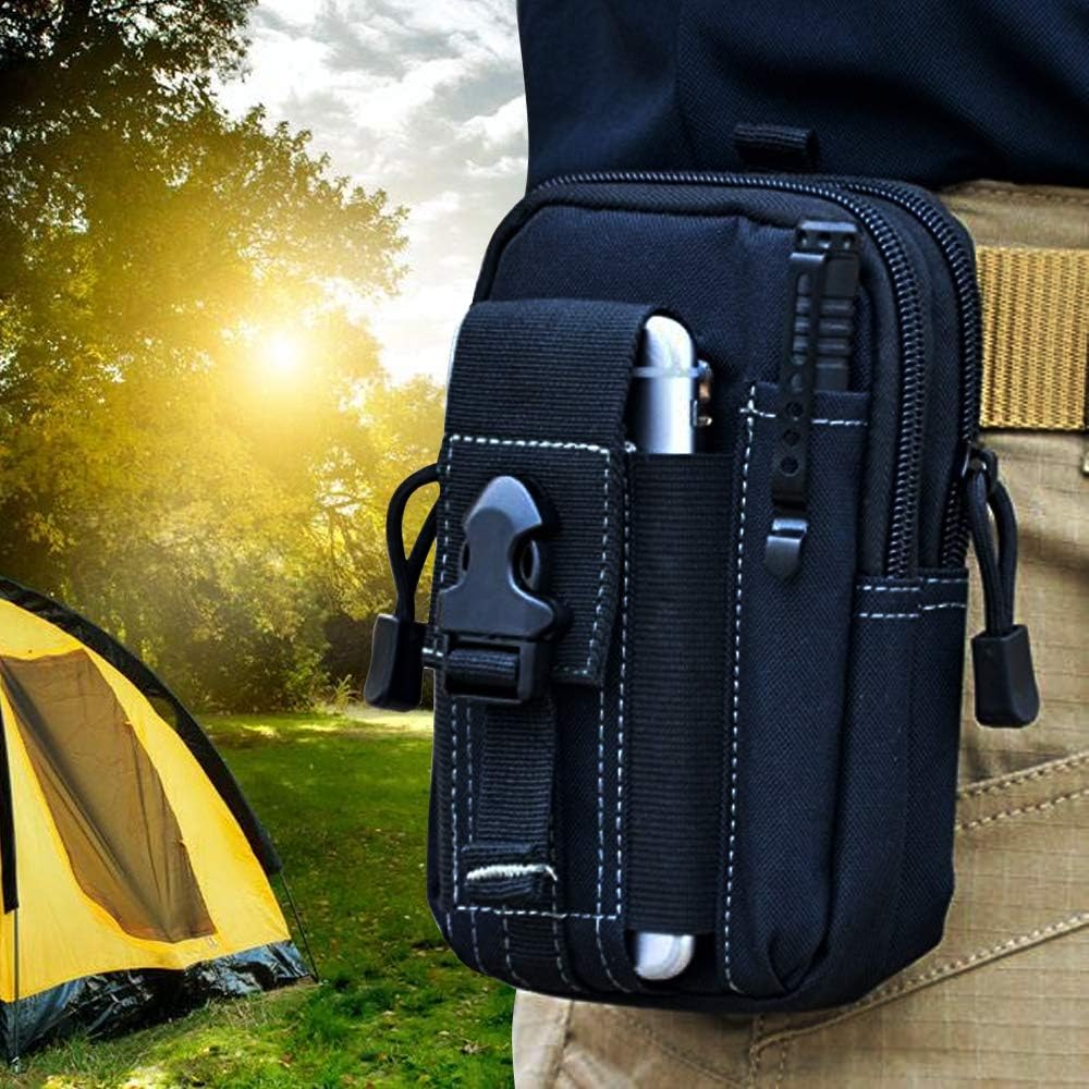 Outdoor Camping Bag - Taktische Molle-Gürteltasche, Militär-Hüfttasche, EDC-Werkzeug-Organizer, Telefonholster-Halter für