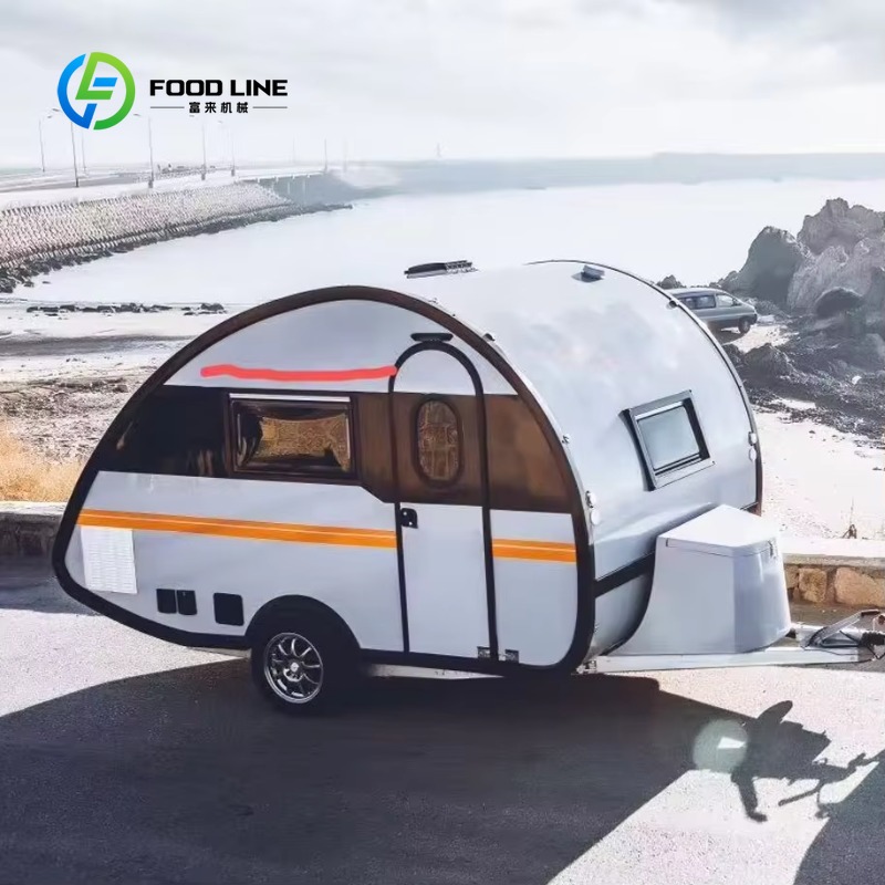 Outdoor Camping Trailer - Maßgefertigter Mini-Offroad-Slide-Out-Teardrop-Camper für Outdoor-Camping und Reiseabenteuer