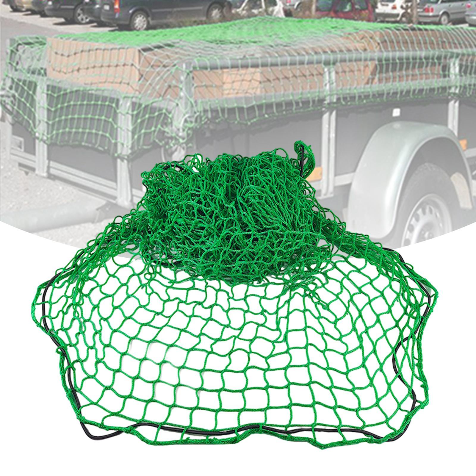 Outdoor Camping Trailer - Langlebiges Nylon-Ladeflächennetz, grünes Gitternetz für LKW,