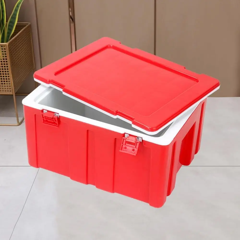 Outdoor Camping Rug - Robuste Outdoor-Camping-Kühlbox mit Seitengriffen, Doppelfunktion als