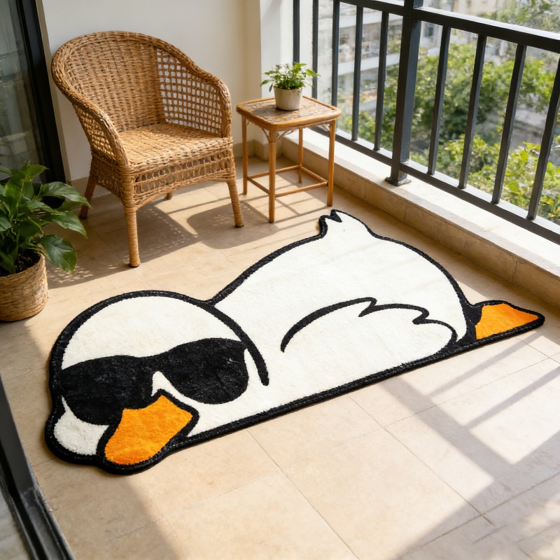Outdoor Camping Rug - VIKAMA Niedlicher Ententeppich, rutschfest, isolierend und