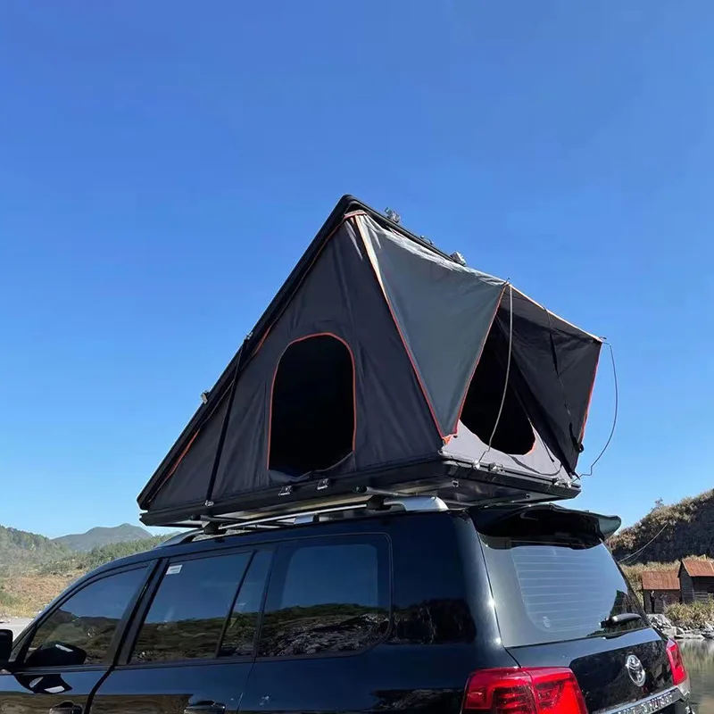 Outdoor Camping Ute - Extra Cab Aluminium-Dachzelt mit Dreiecksdesign für