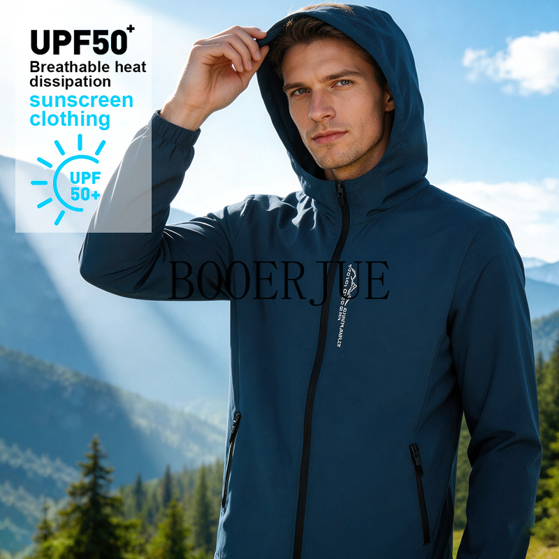 Outdoor Camping Jacket - Outdoor Wanderjacke für Herren, Wasserdicht, Winddicht,