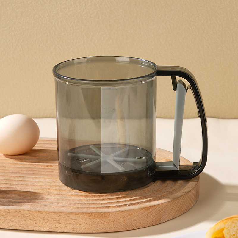 Portable Water Filter - Halbautomatisches Handmehlsieb für den Haushalt, Backpulversieb,