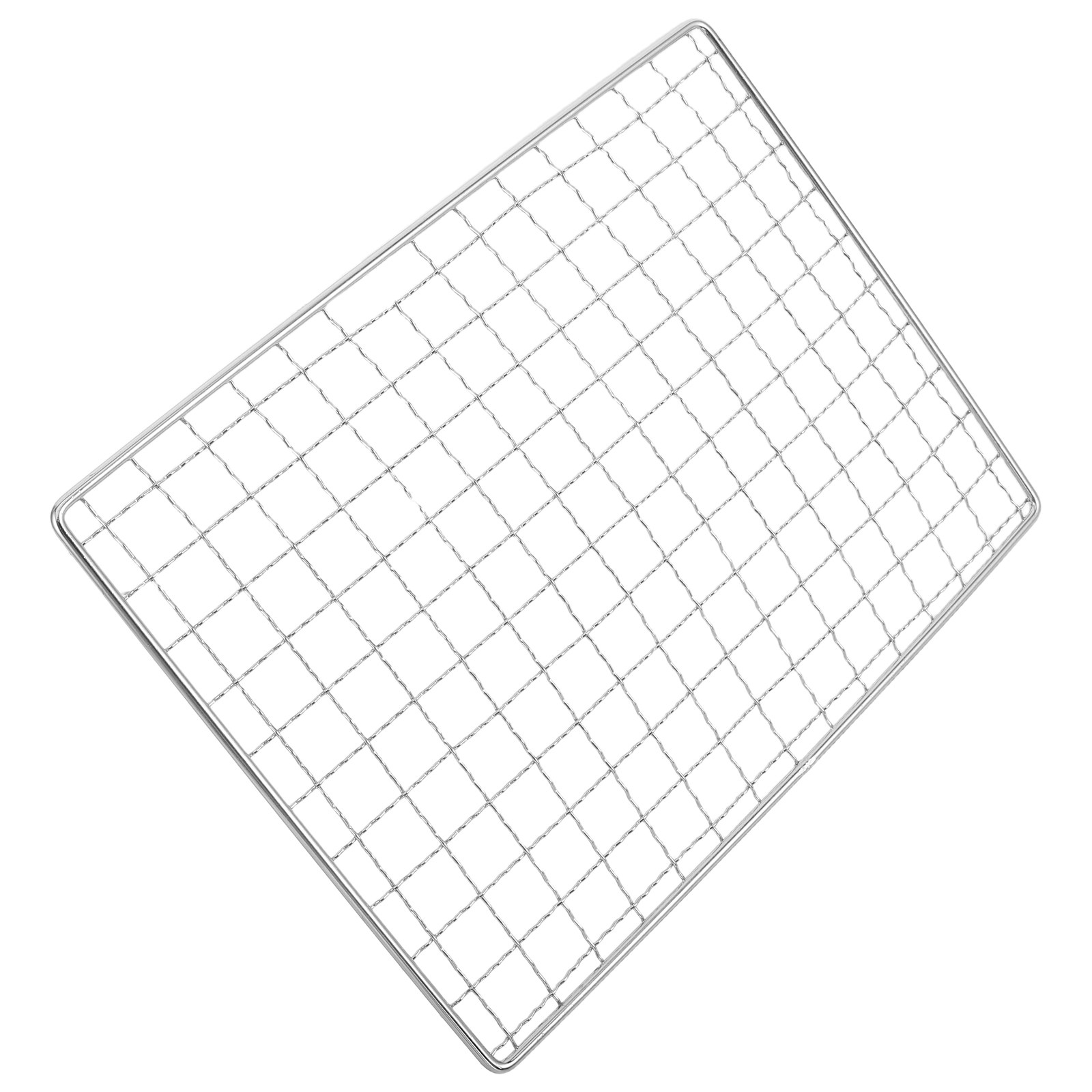 Outdoor Camping Bbq - Edelstahl-Grillmatte Antihaft-BBQ-Kochdrahtnetz Barbecue-Backmatte für Outdoor-Camping und