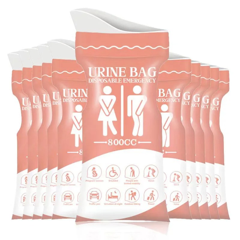 Outdoor Camping Urinal - 800ML Einweg-Urinbeutel für den Außenbereich, Unisex,