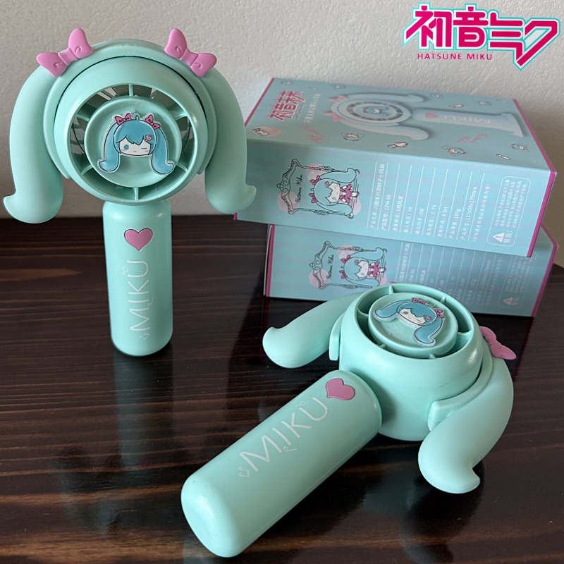 Outdoor Camping Movies - Hatsune Miku Mini-Handventilator, Kühlventilatoren für Zuhause,