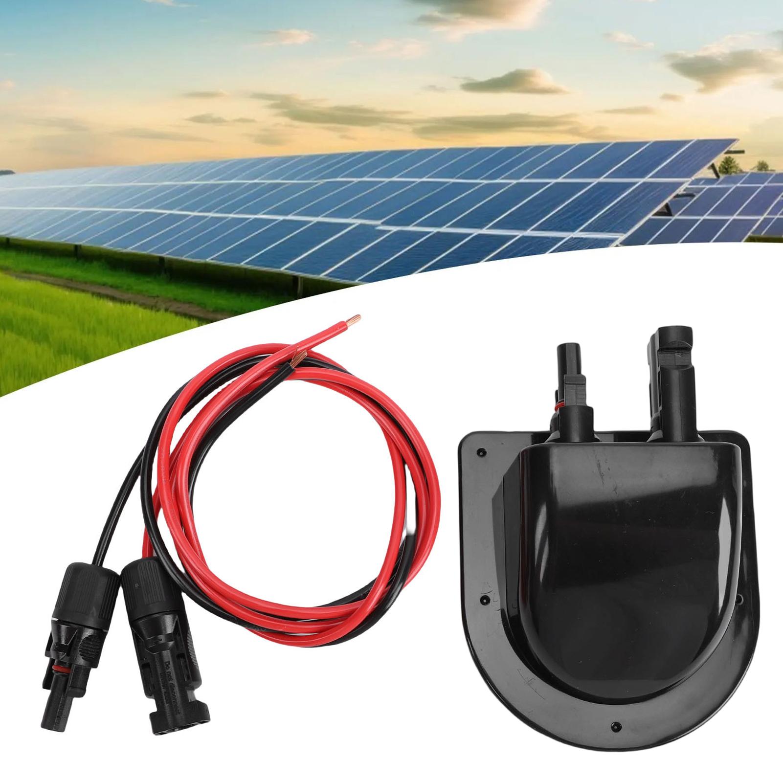 Outdoor Camping Trailer - Solar-Kabeldurchführung, wasserdichtes Einlassgehäuse, Solar-Durchführung für Boot,