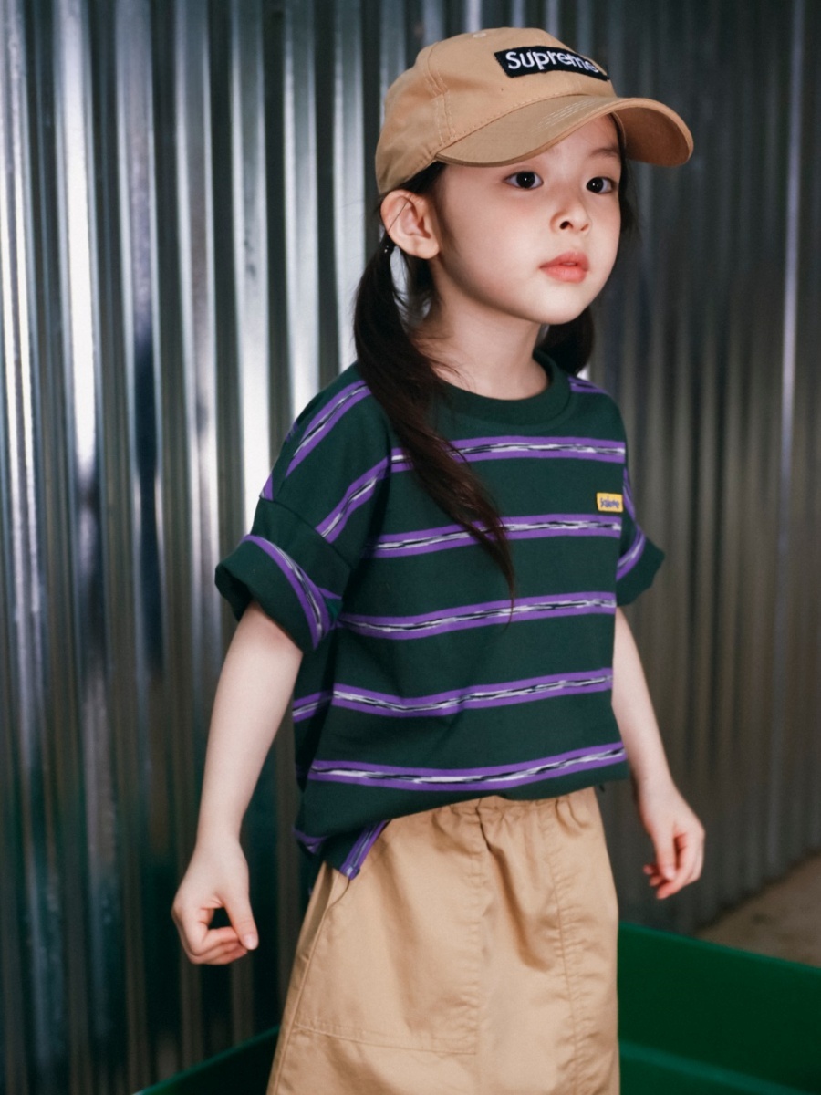 Outdoor Camping Activities For Kids - Reines Baumwoll-Kurzarm-T-Shirt für Kinder Atmungsaktiv Schweißabsorbierend