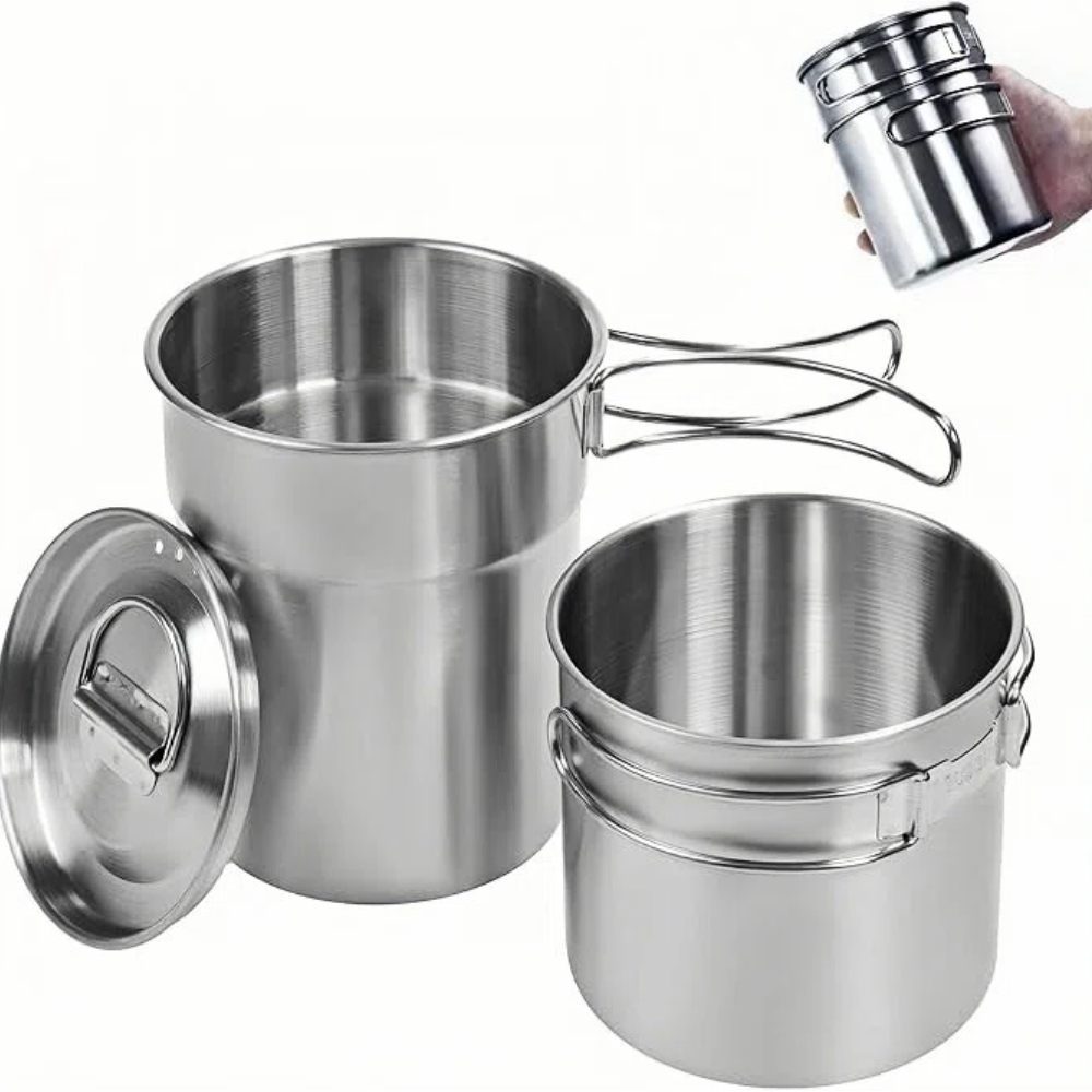Faltbare Campingbecher, Campin – Outdoor Camping Cooking Set Bewertung und Preis