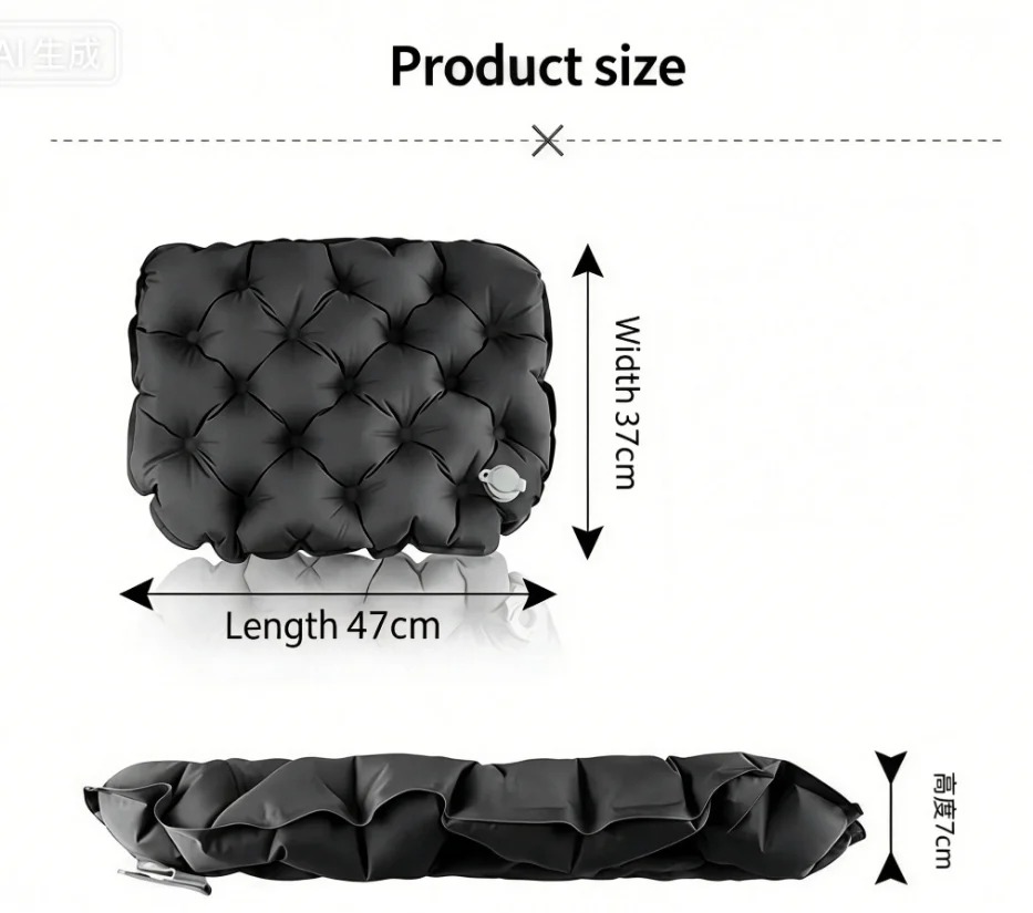 Tragbares Aufblasbares Sitzkis – Outdoor Camping Rug Bewertung und Preis