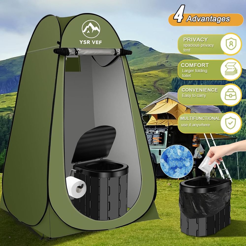 Tragbares Toiletten-Set, Campi – Outdoor Camping Bag Bewertung und Preis
