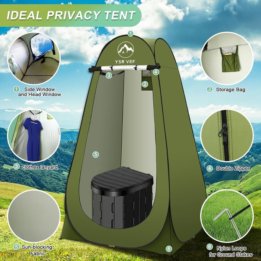 Tragbares Toiletten-Set, Campi – Outdoor Camping Bag Bewertung und Preis