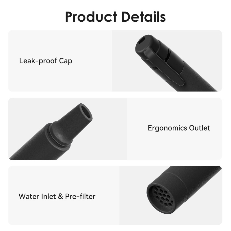 Wasserfilter-Strohhalm für den – Portable Water Filter Bewertung und Preis