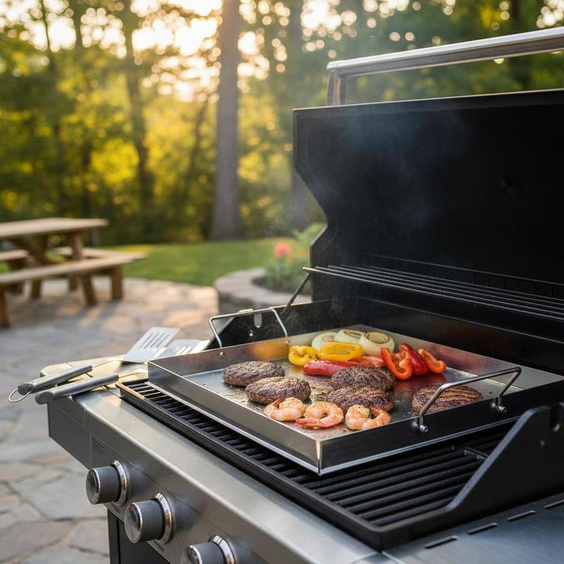 Universelle Flachgrillplatte 1 – Outdoor Camping Cooking Set Bewertung und Preis