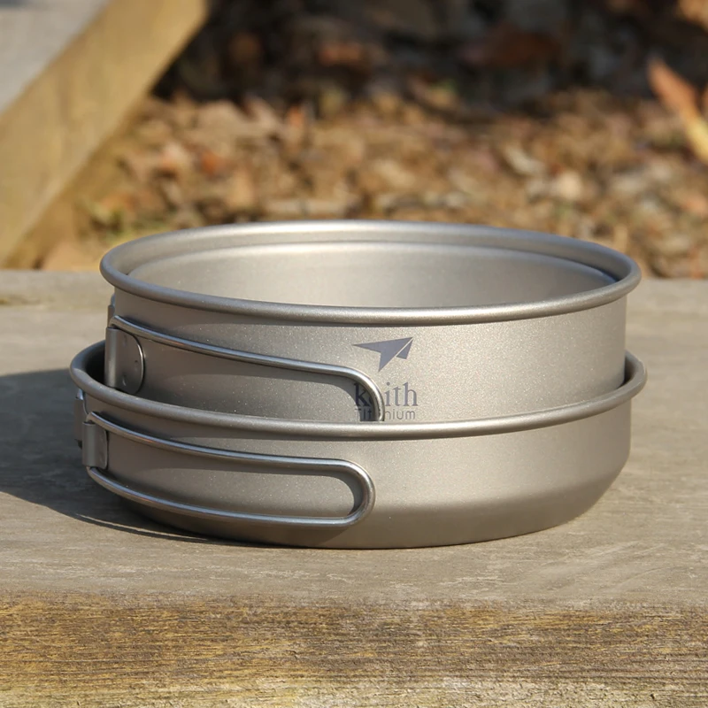 Keith 3pcs Titan Kochgeschirr  – Outdoor Camping Cooking Set Bewertung und Preis