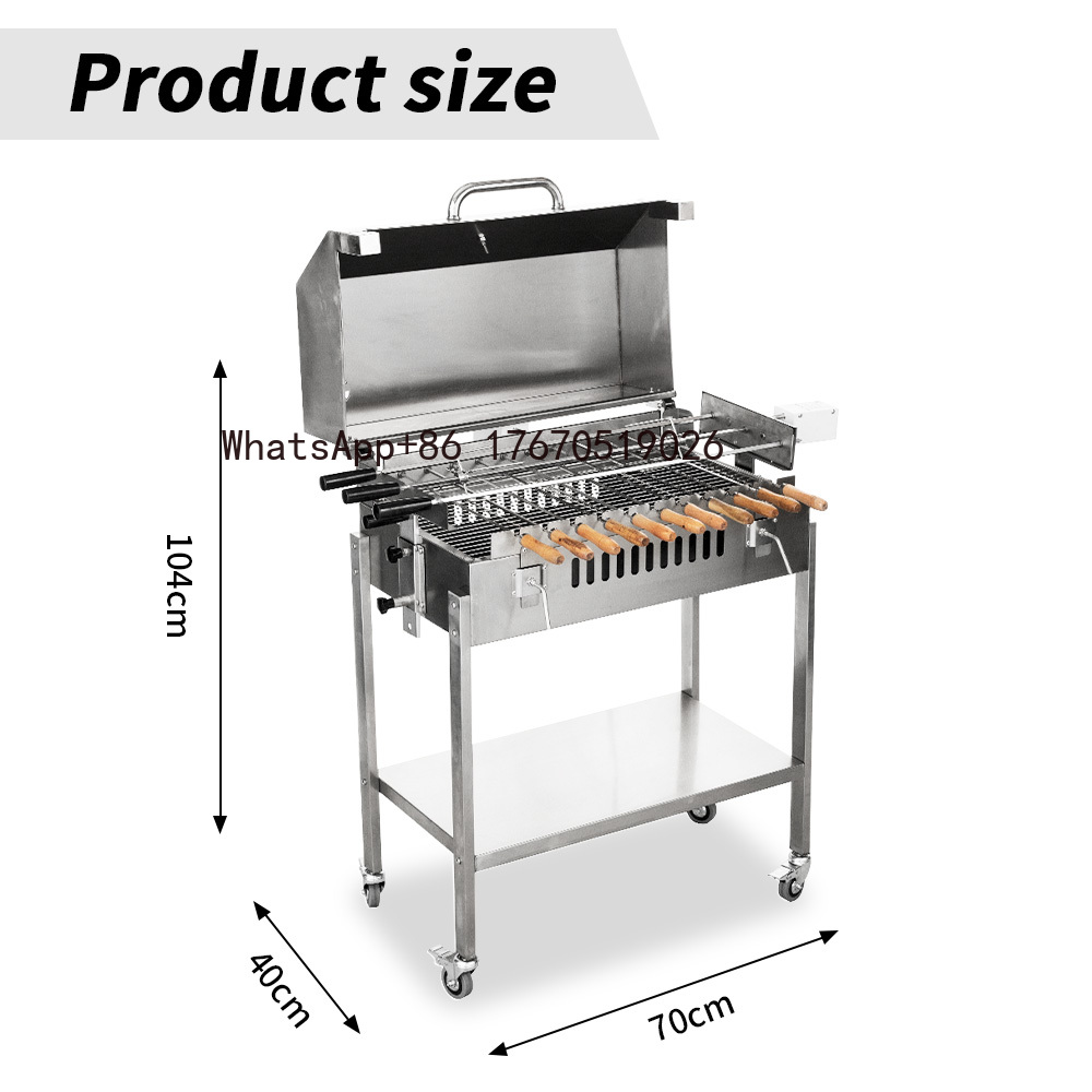 Moderner großer Holzkohlegrill – Outdoor Camping Bbq Bewertung und Preis