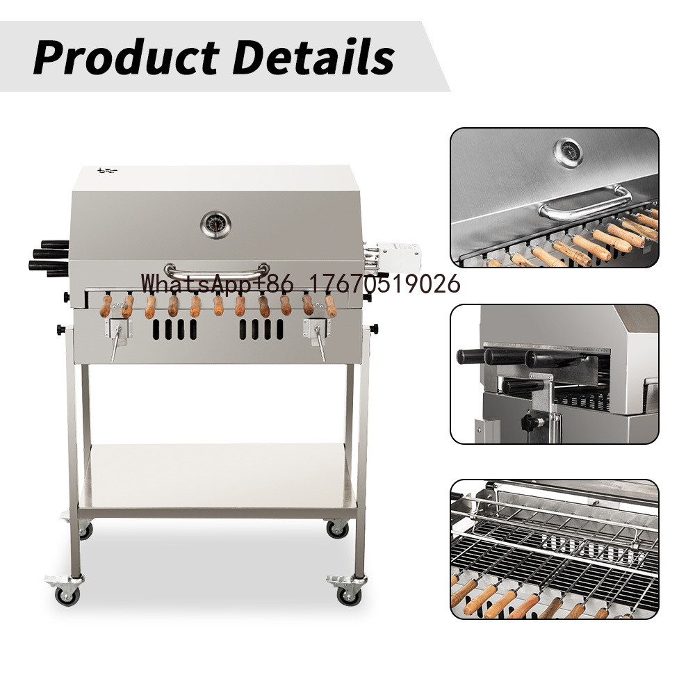 Moderner großer Holzkohlegrill – Outdoor Camping Bbq Bewertung und Preis