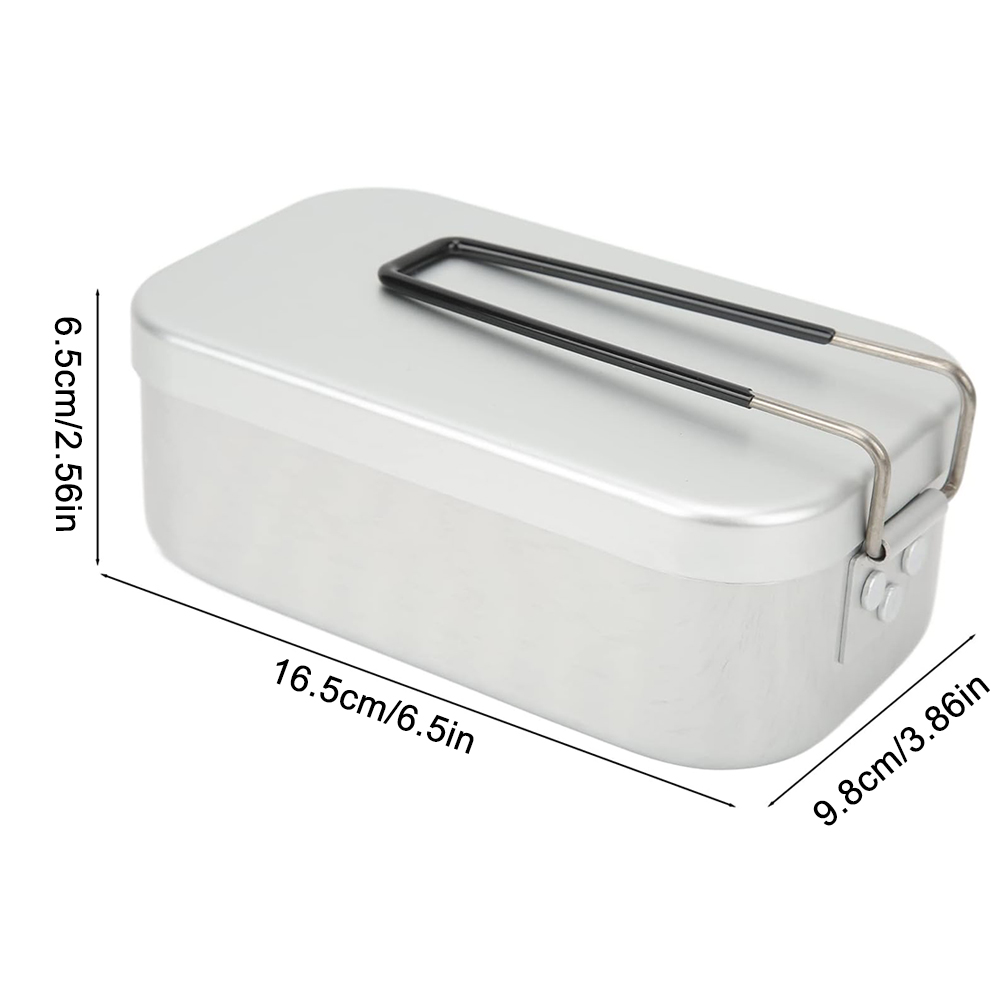 800ML Aluminium Mittagessen Bo – Outdoor Camping Cooking Set Bewertung und Preis