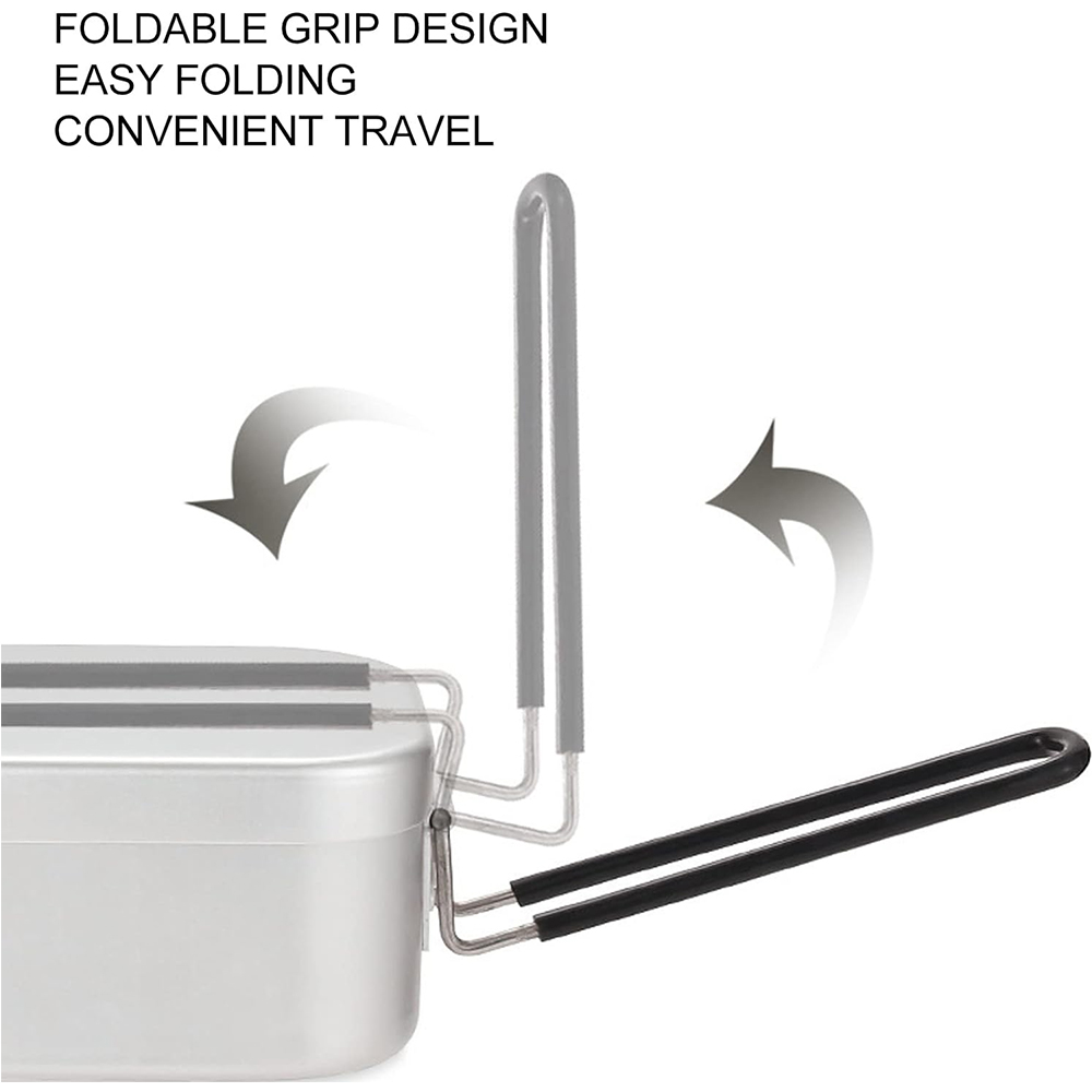 800ML Aluminium Mittagessen Bo – Outdoor Camping Cooking Set Bewertung und Preis