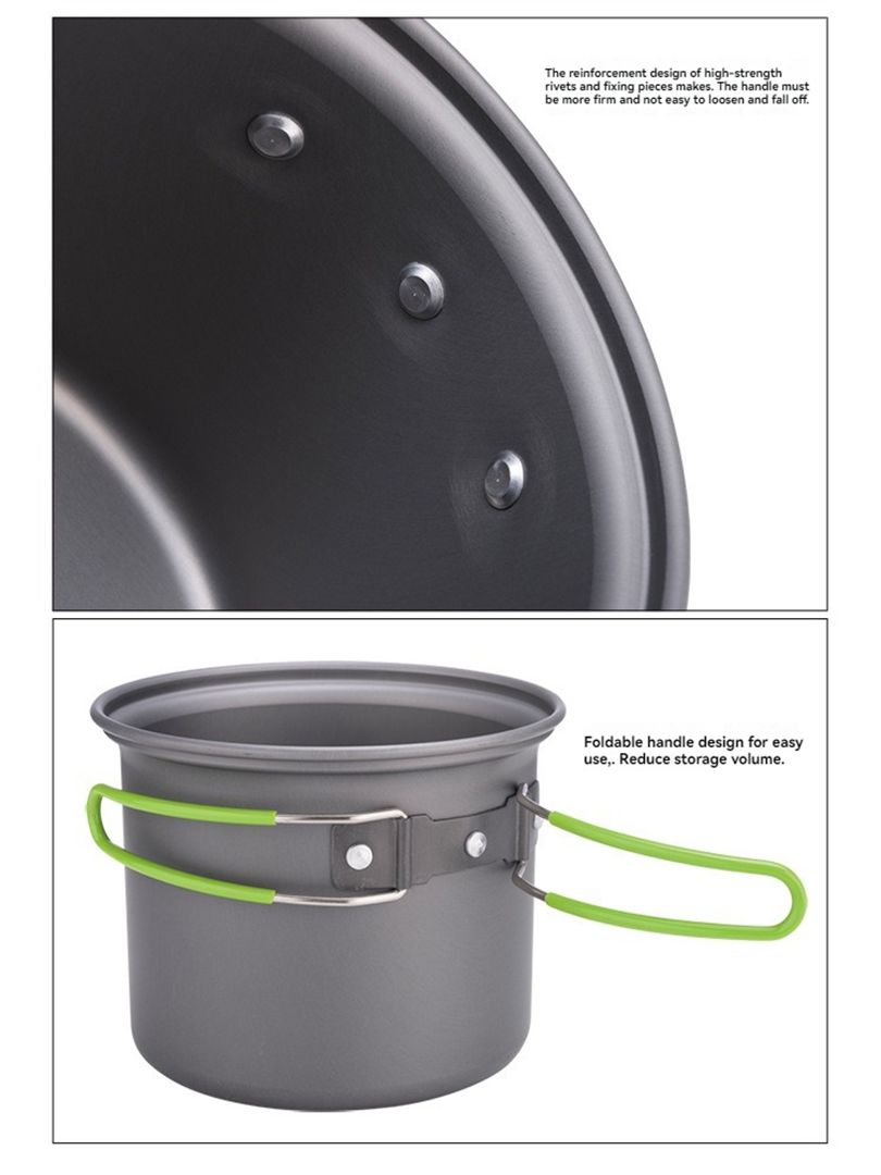 BRS-T15A Camping-Kochgeschirr- – Outdoor Camping Cooking Set Bewertung und Preis