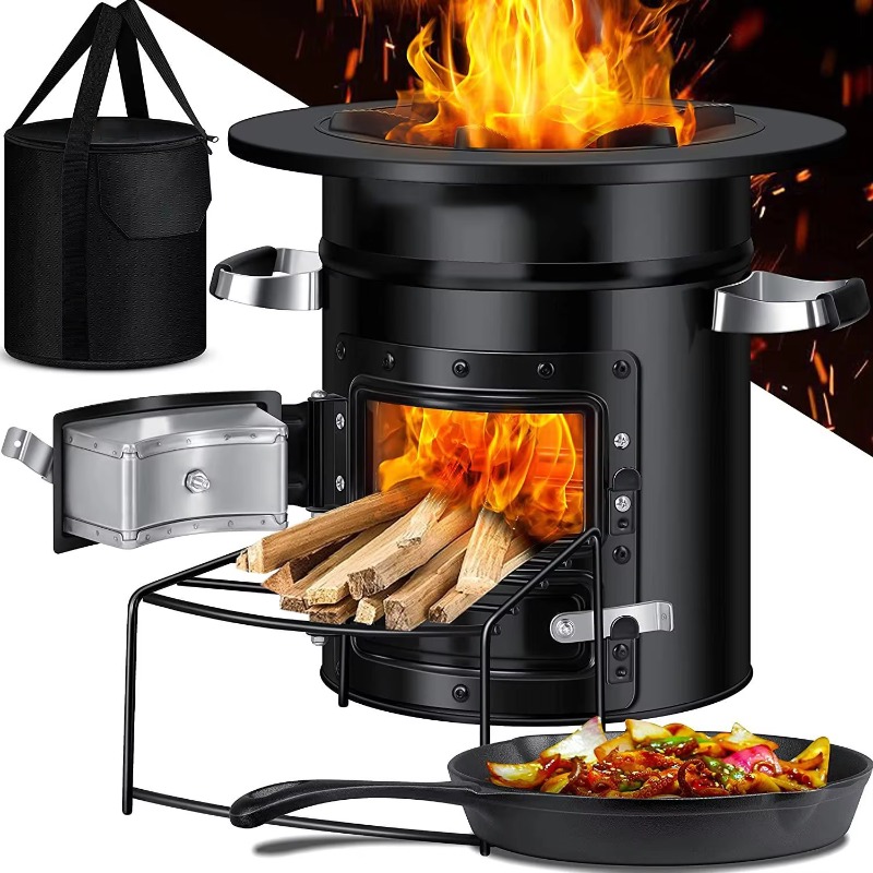 【Beliebt】Zweitüriger Holzofen  – Outdoor Camping Bbq Bewertung und Preis
