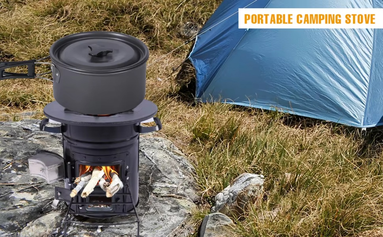 【Beliebt】Zweitüriger Holzofen  – Outdoor Camping Bbq Bewertung und Preis
