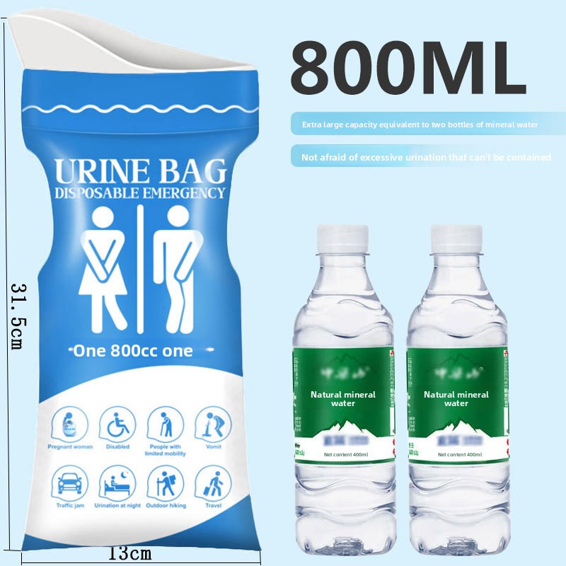 Einweg-Notfall-Urinbeutel 800M – Outdoor Camping Urinal Bewertung und Preis