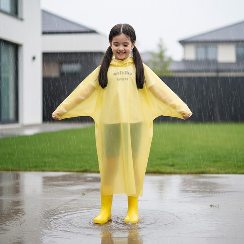Einweg-Regenmantel für Kinder  – Outdoor Camping Activities For Kids Bewertung und Preis