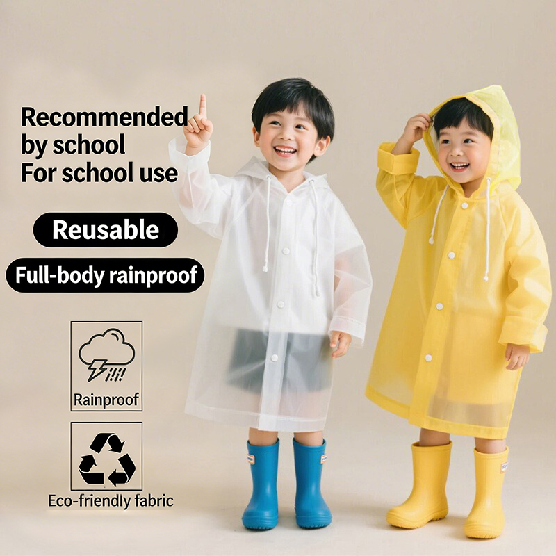Einweg-Regenmantel für Kinder  – Outdoor Camping Activities For Kids Bewertung und Preis
