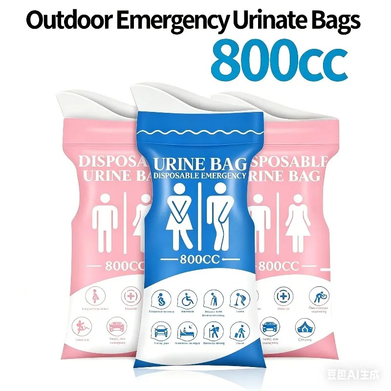 800ML Einweg-Urinbeutel für de – Outdoor Camping Urinal Bewertung und Preis