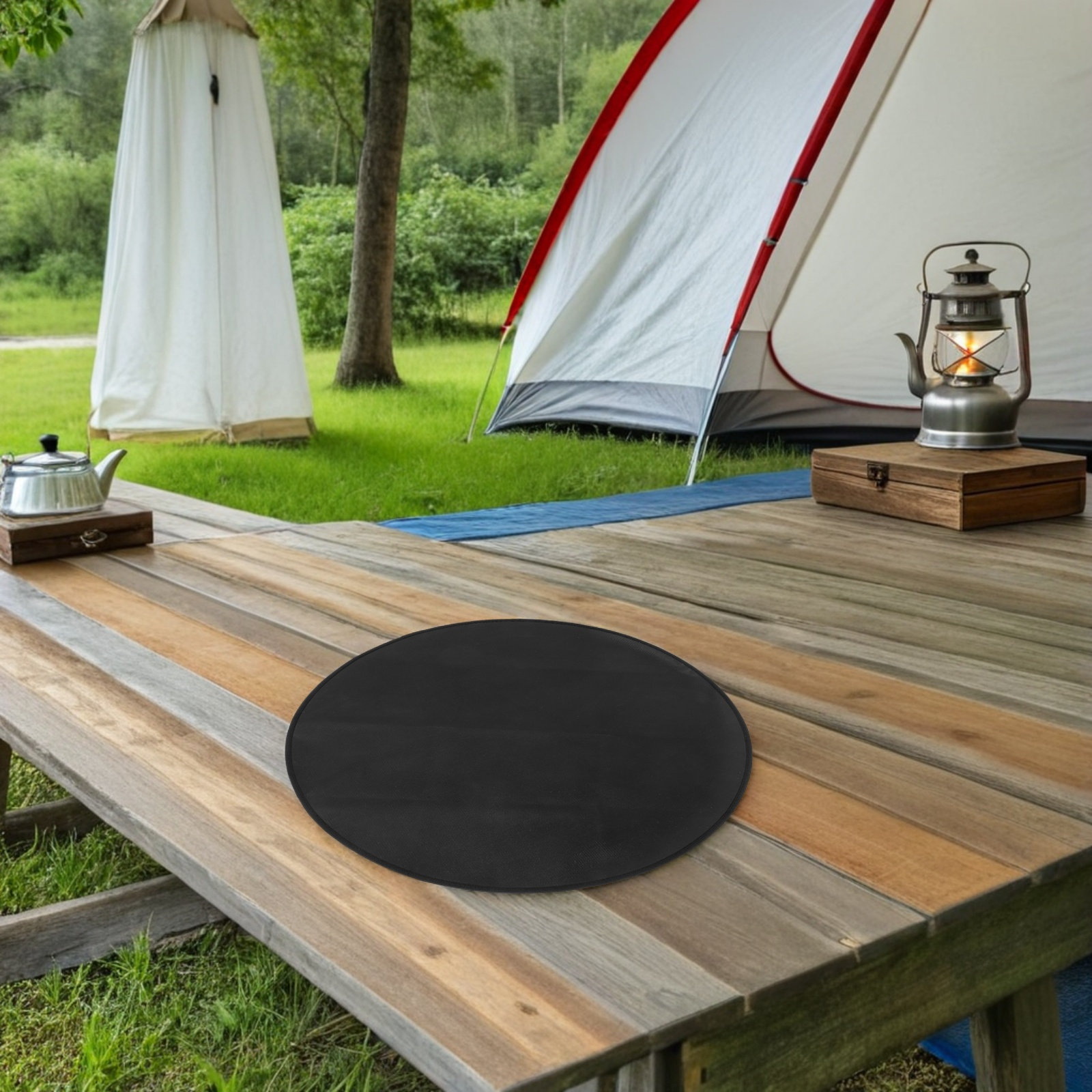 24 Zoll Runde Hitzebeständige  – Outdoor Camping Bbq Bewertung und Preis