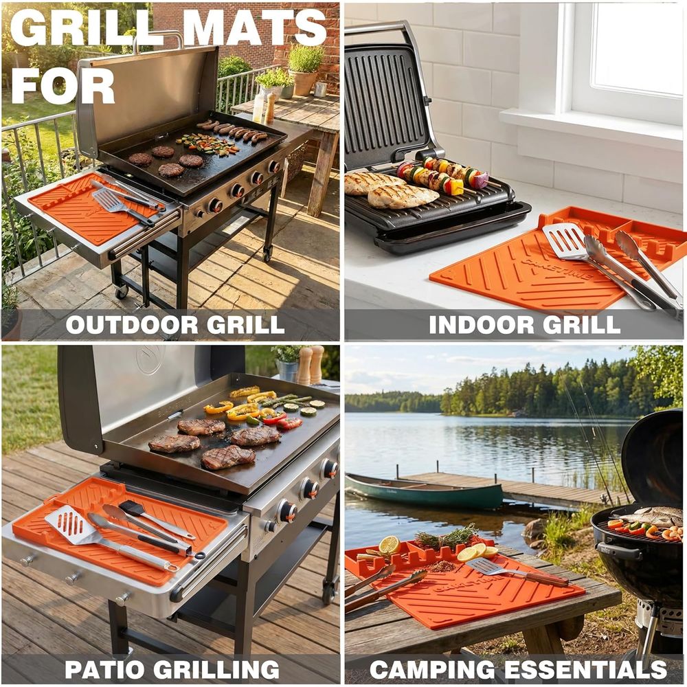 Silikon-Grillmatten oder Grill – Outdoor Camping Bbq Bewertung und Preis
